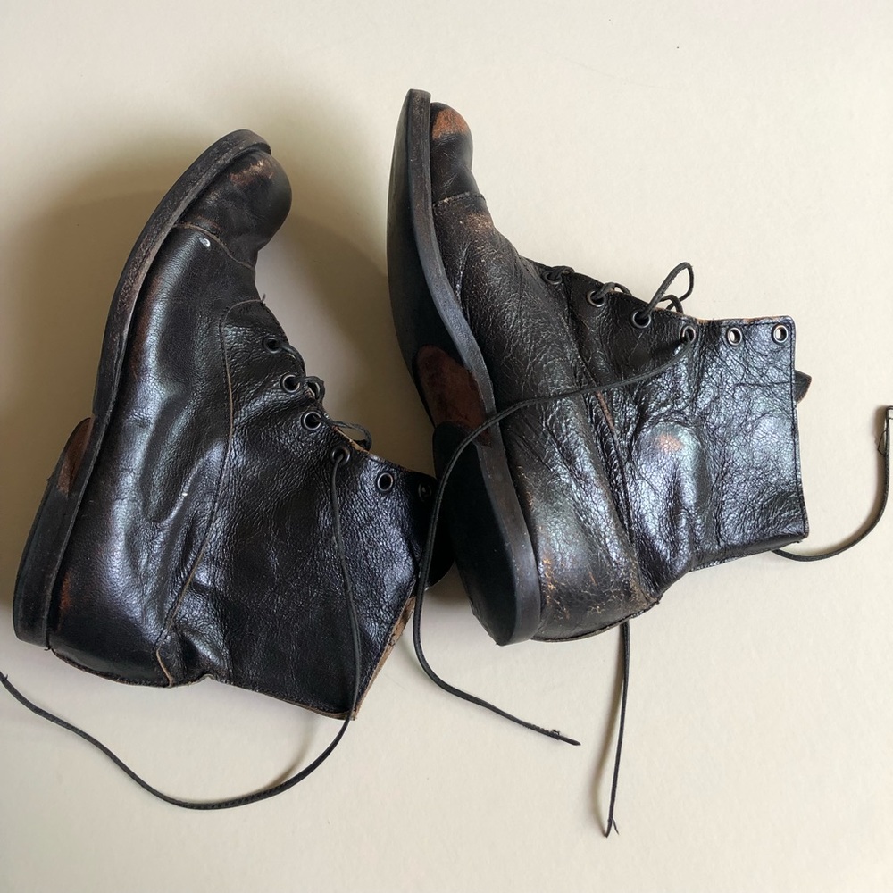 Brown  Lace Up Boots